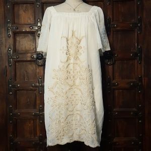 BCBGMaxAzria Runway Magnolia Embroidered Dress